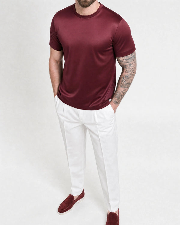 PRESENCE T-SHIRT MERLOT