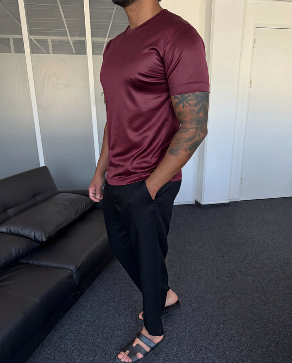 PRESENCE T-SHIRT MERLOT