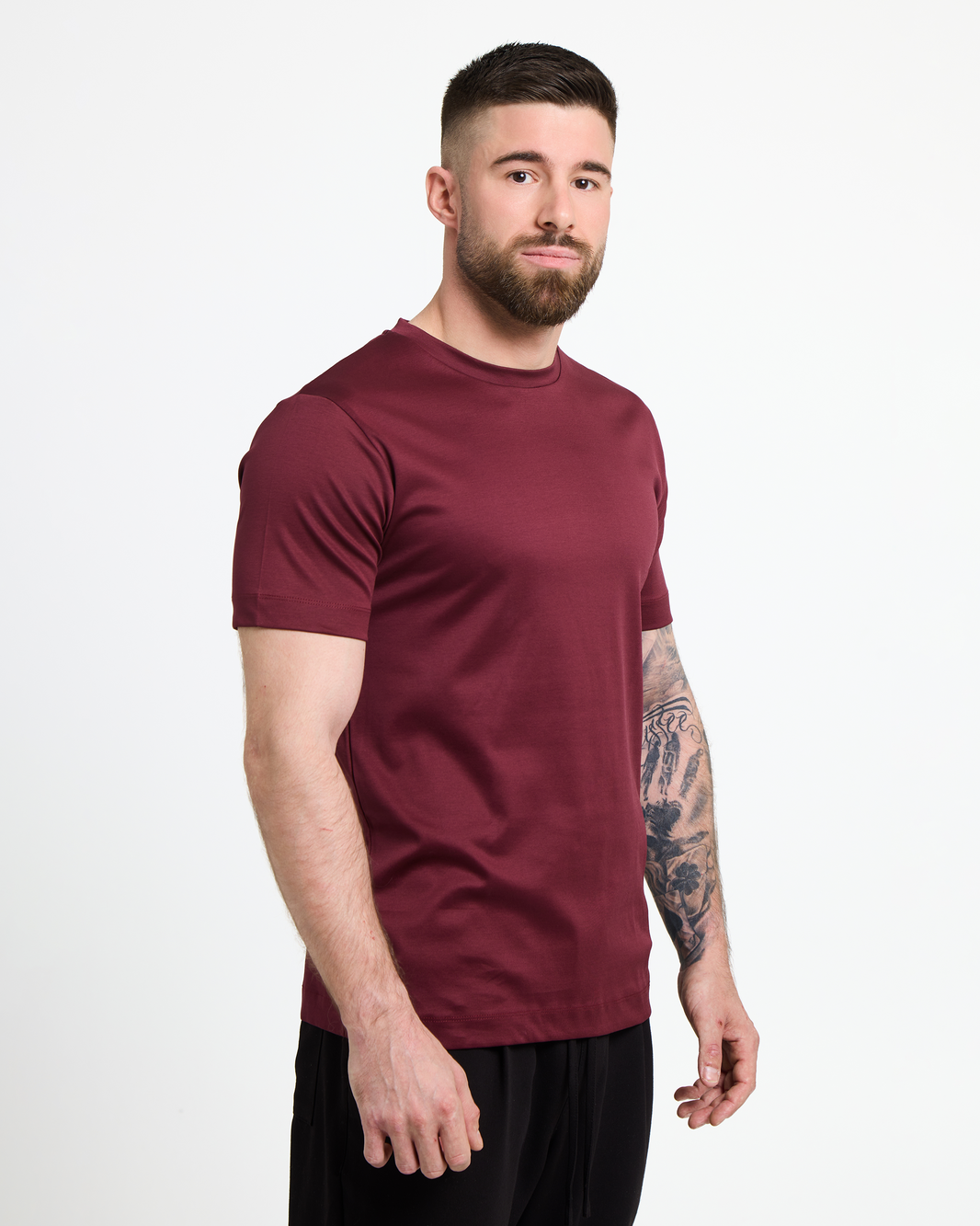 THE PRESENCE T-SHIRT MERLOT